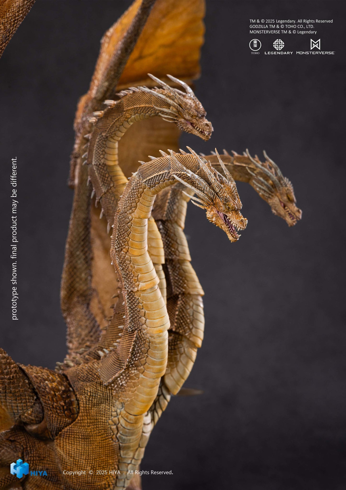 (Pre-Order) GODZILLA KING O/T MONSTERS EXQ BASIC KING GHIDORAH 2.0 PX AF