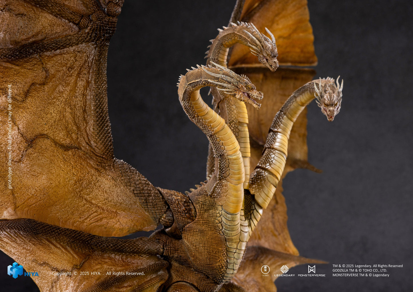 (Pre-Order) GODZILLA KING O/T MONSTERS EXQ BASIC KING GHIDORAH 2.0 PX AF