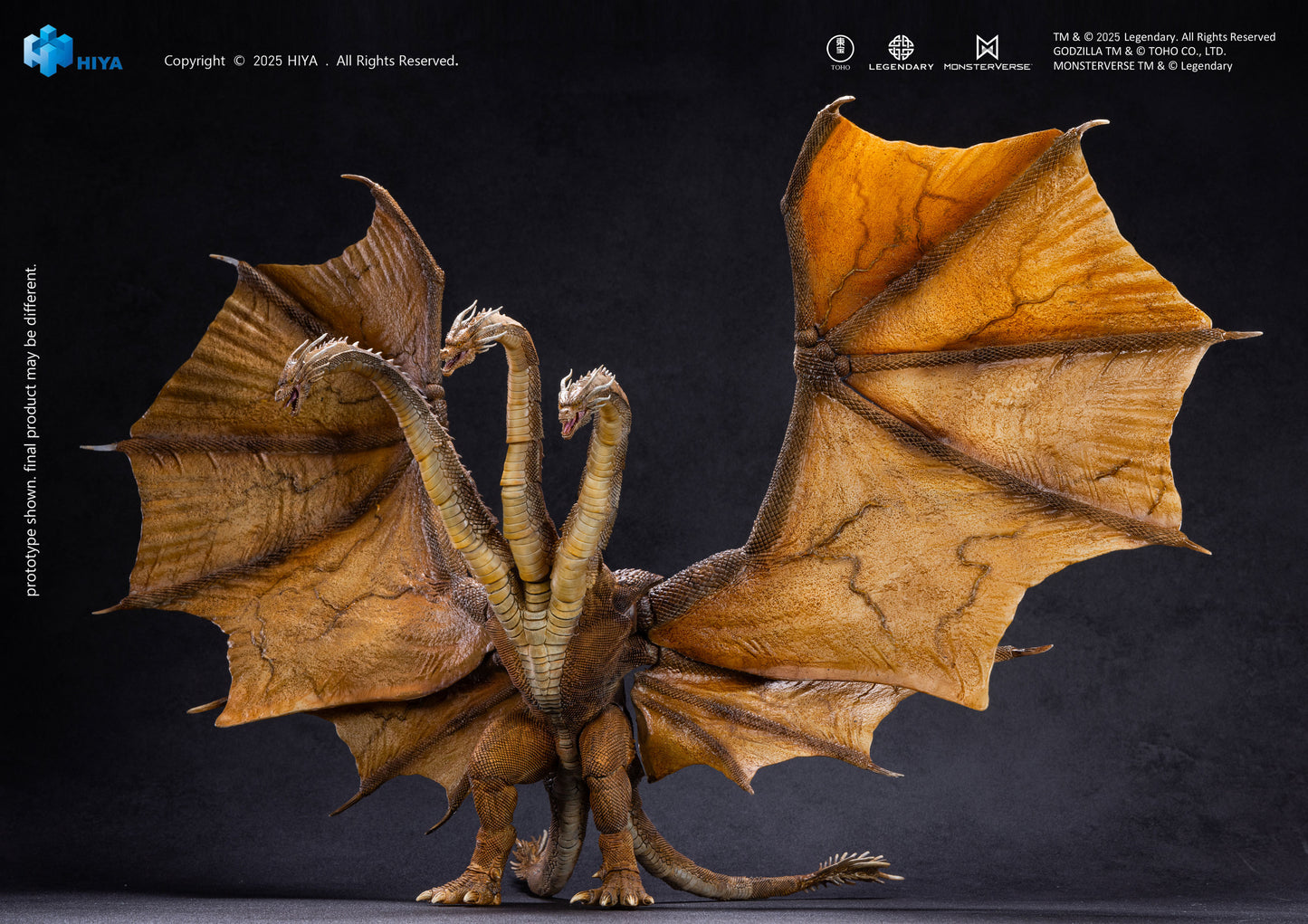 (Pre-Order) GODZILLA KING O/T MONSTERS EXQ BASIC KING GHIDORAH 2.0 PX AF