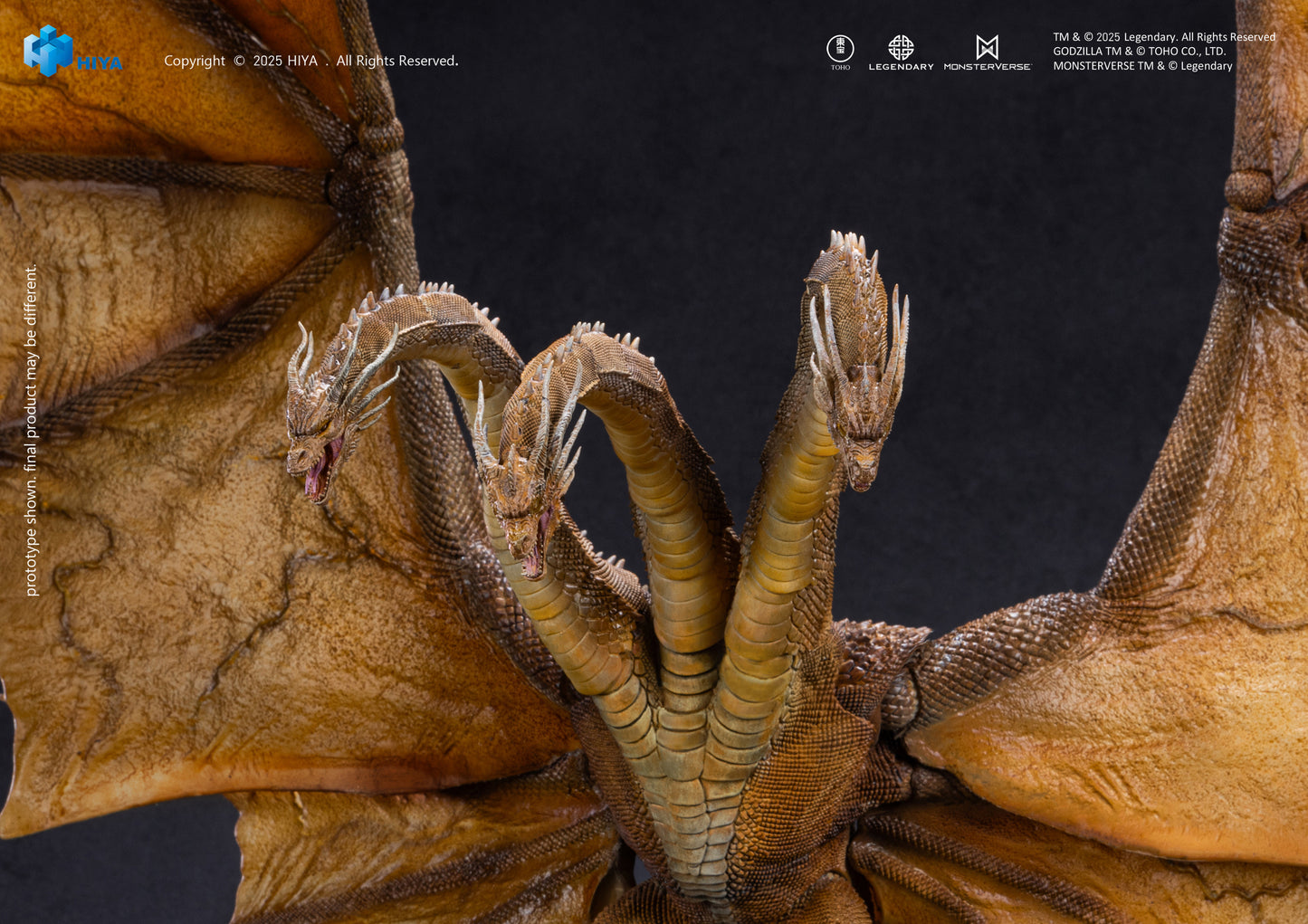 (Pre-Order) GODZILLA KING O/T MONSTERS EXQ BASIC KING GHIDORAH 2.0 PX AF