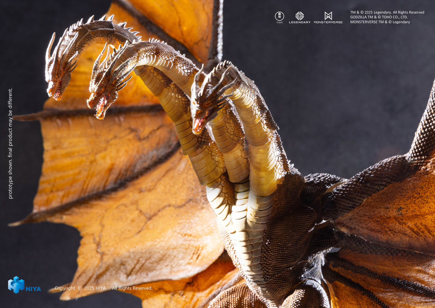 (Pre-Order) GODZILLA KING O/T MONSTERS EXQ BASIC KING GHIDORAH 2.0 PX AF