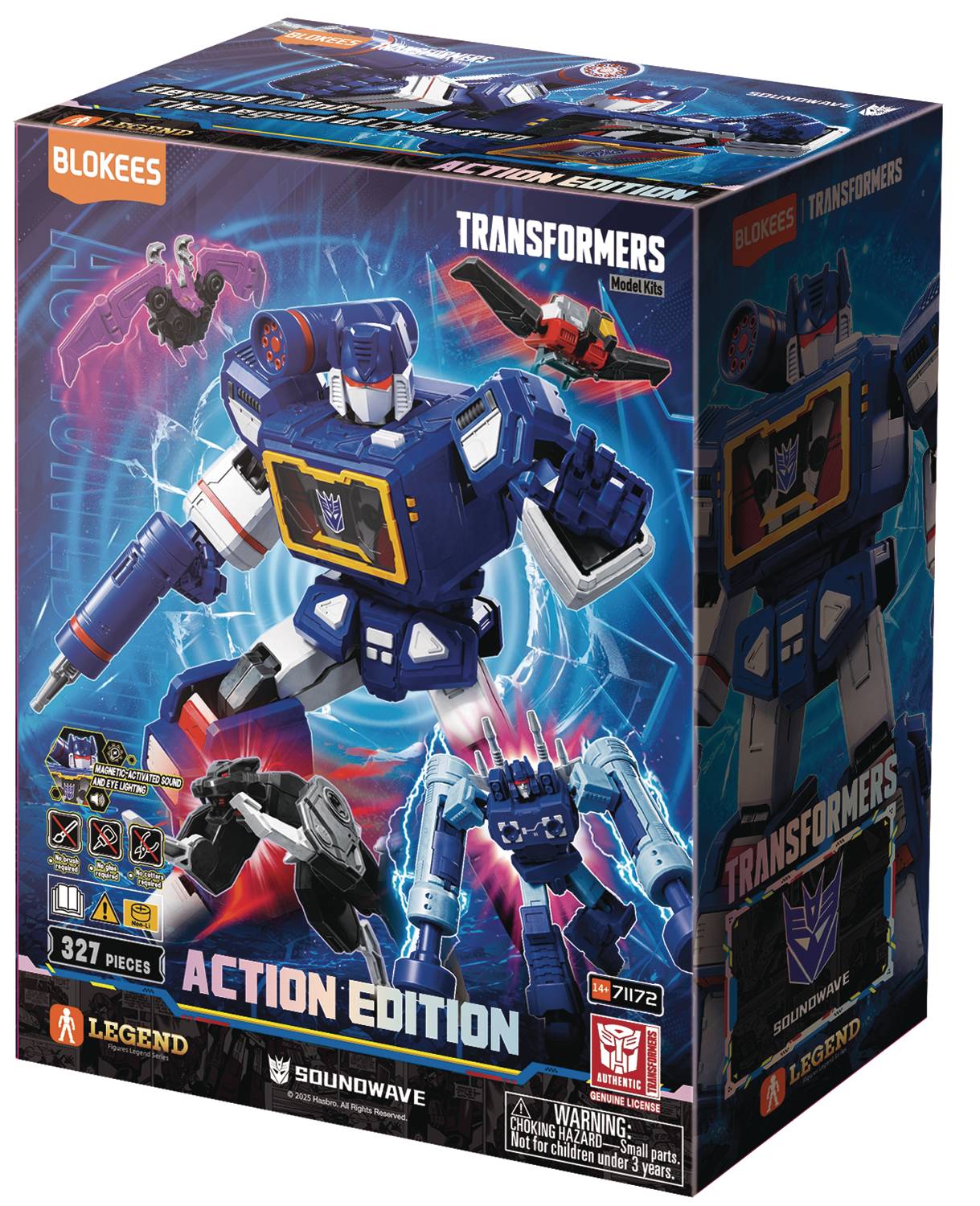 (PRE-ORDER) BLOKEES TRANSFORMERS ACTION ED SOUNDWAVE 8IN MDL KIT