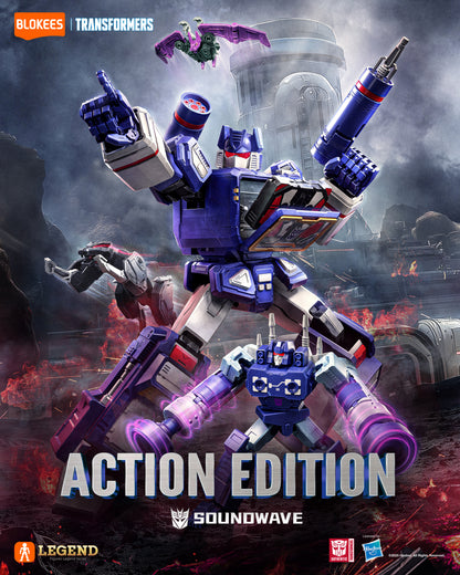 (PRE-ORDER) BLOKEES TRANSFORMERS ACTION ED SOUNDWAVE 8IN MDL KIT