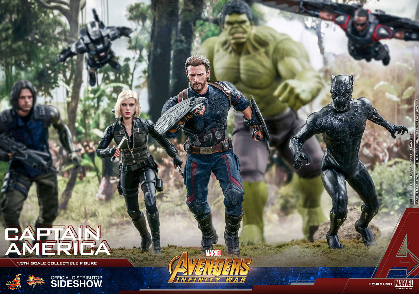 CAPTAIN AMERICA Sixth Scale Figure by Hot Toys