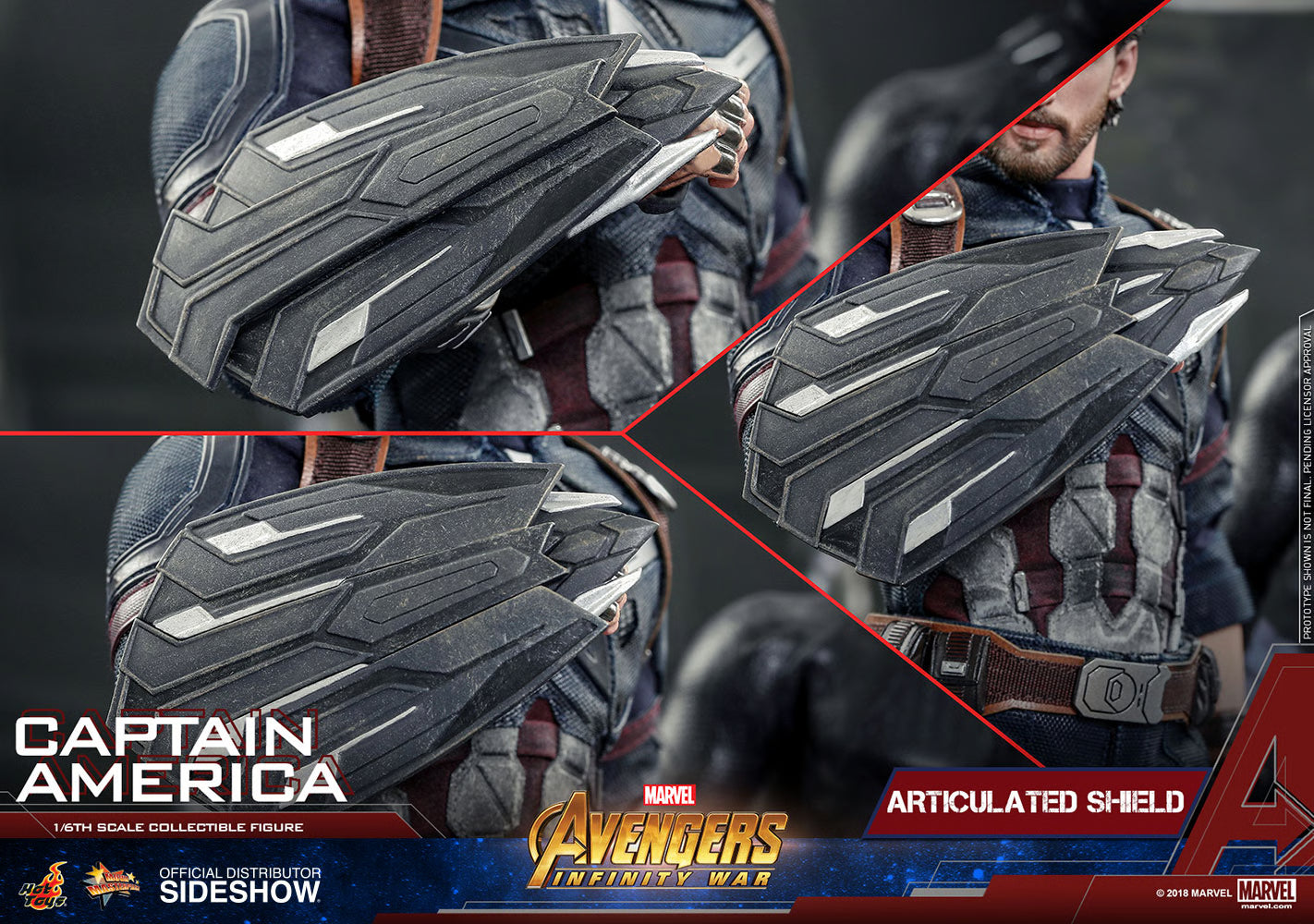 CAPTAIN AMERICA Sixth Scale Figure by Hot Toys