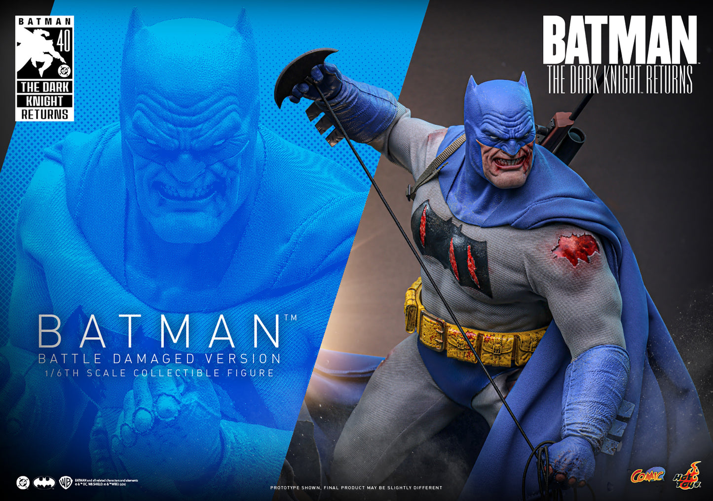 (Pre-order) Batman Battle Damaged Dk Returns