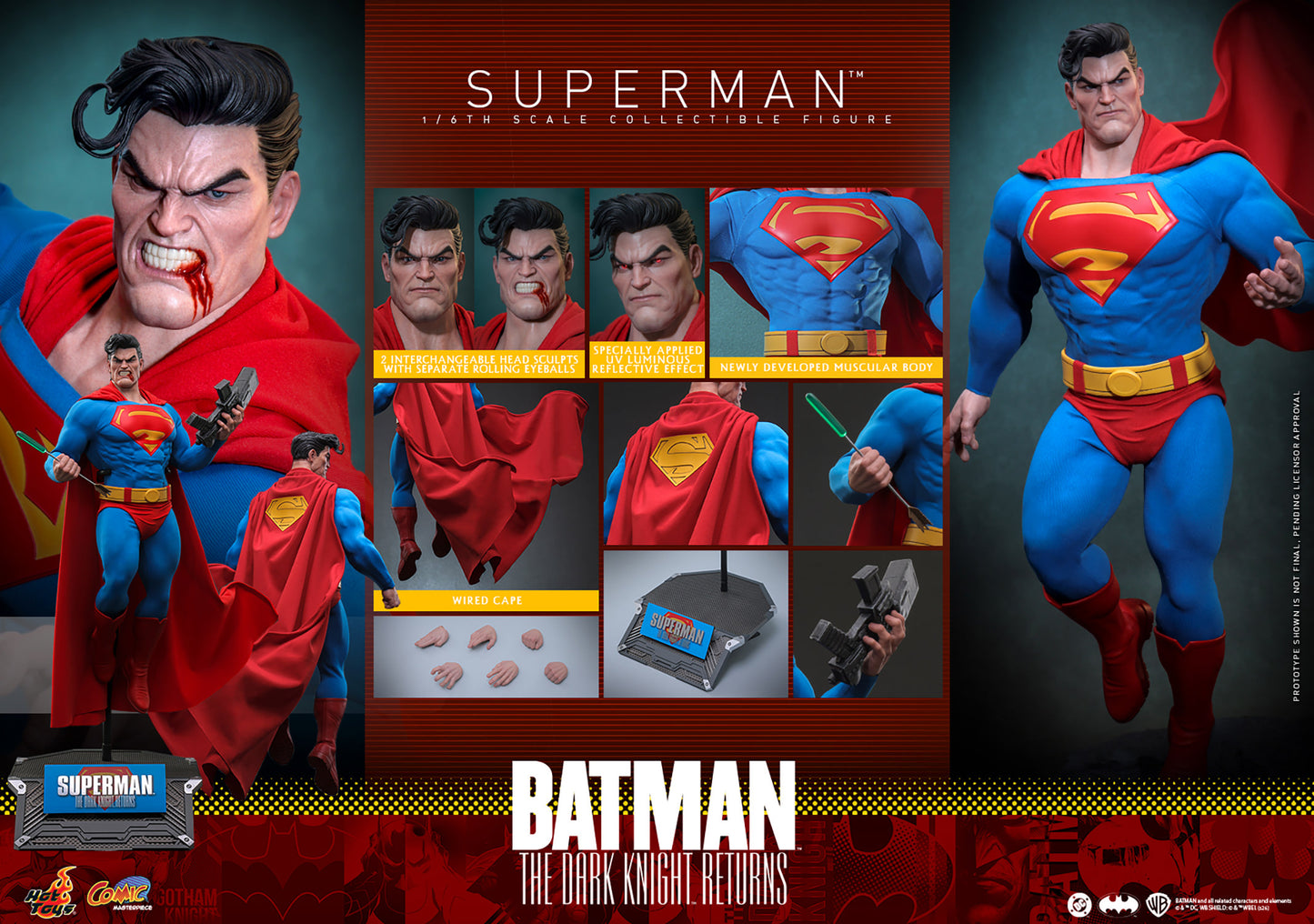 (Pre-Order) Superman 1:16 (DK Returns) Hot Toy
