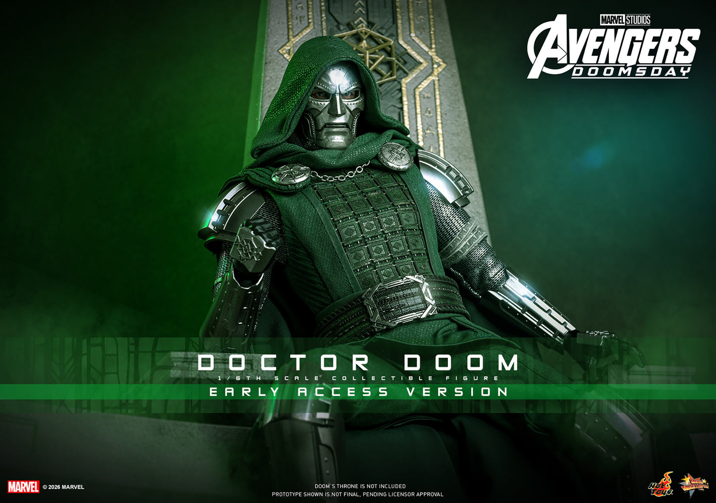 (Pre-Order) Doctor Doom Sixth Scale Figure