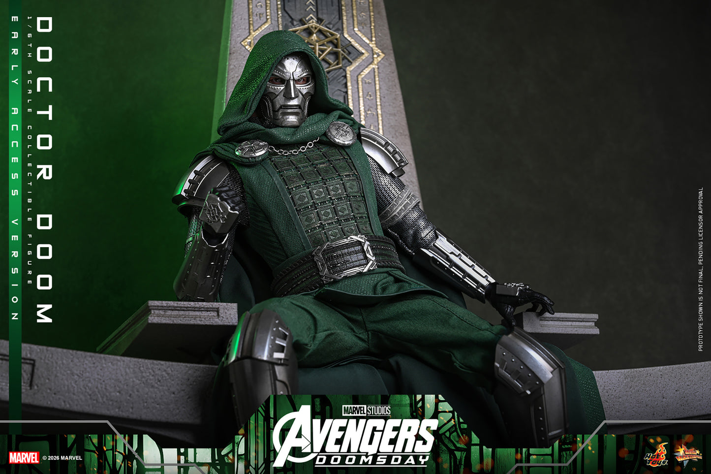 (Pre-Order) Doctor Doom Sixth Scale Figure