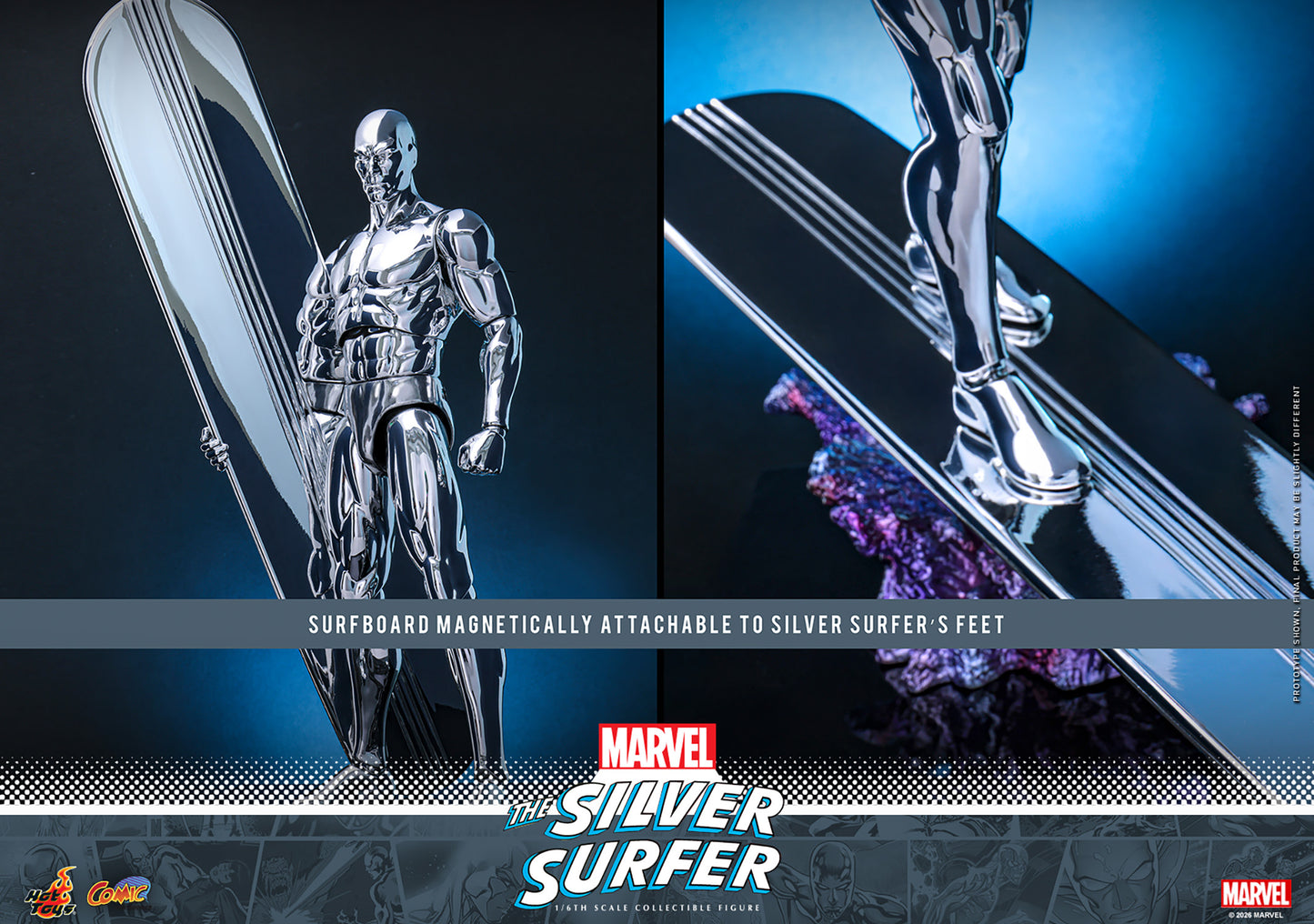 (Pre-Order) Silver Surfer Sixth Scale Figure