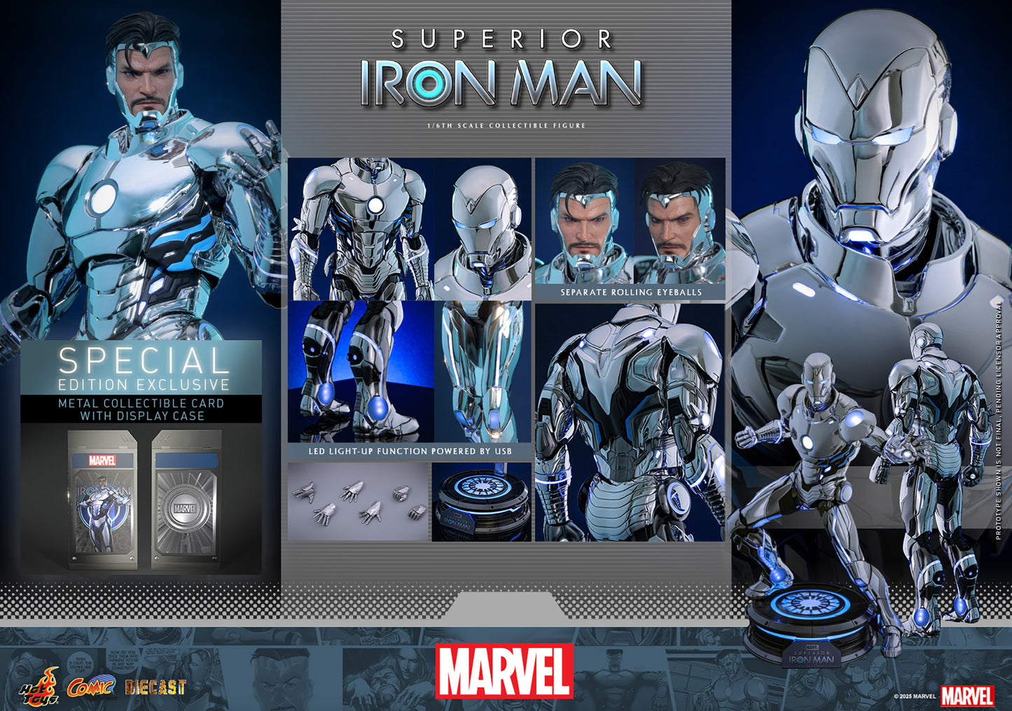 (Pre-Order) Superior Iron Man Hot Toy