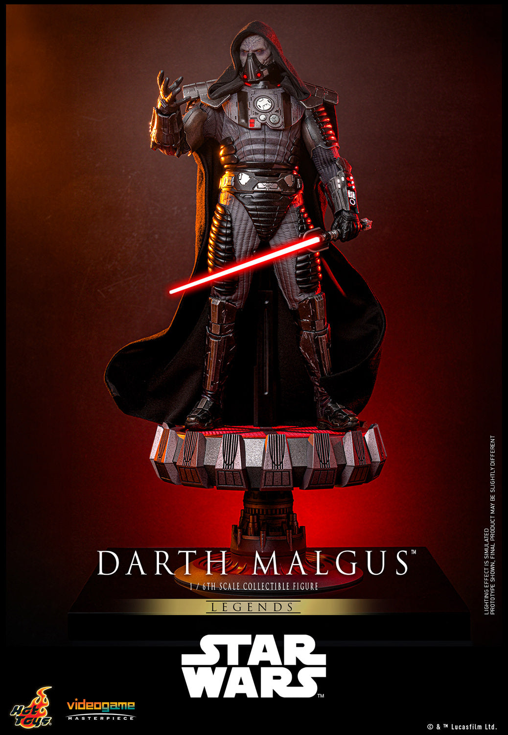 (Pre-Order) Darth Malgus™ Sixth Scale Figure by hottoys