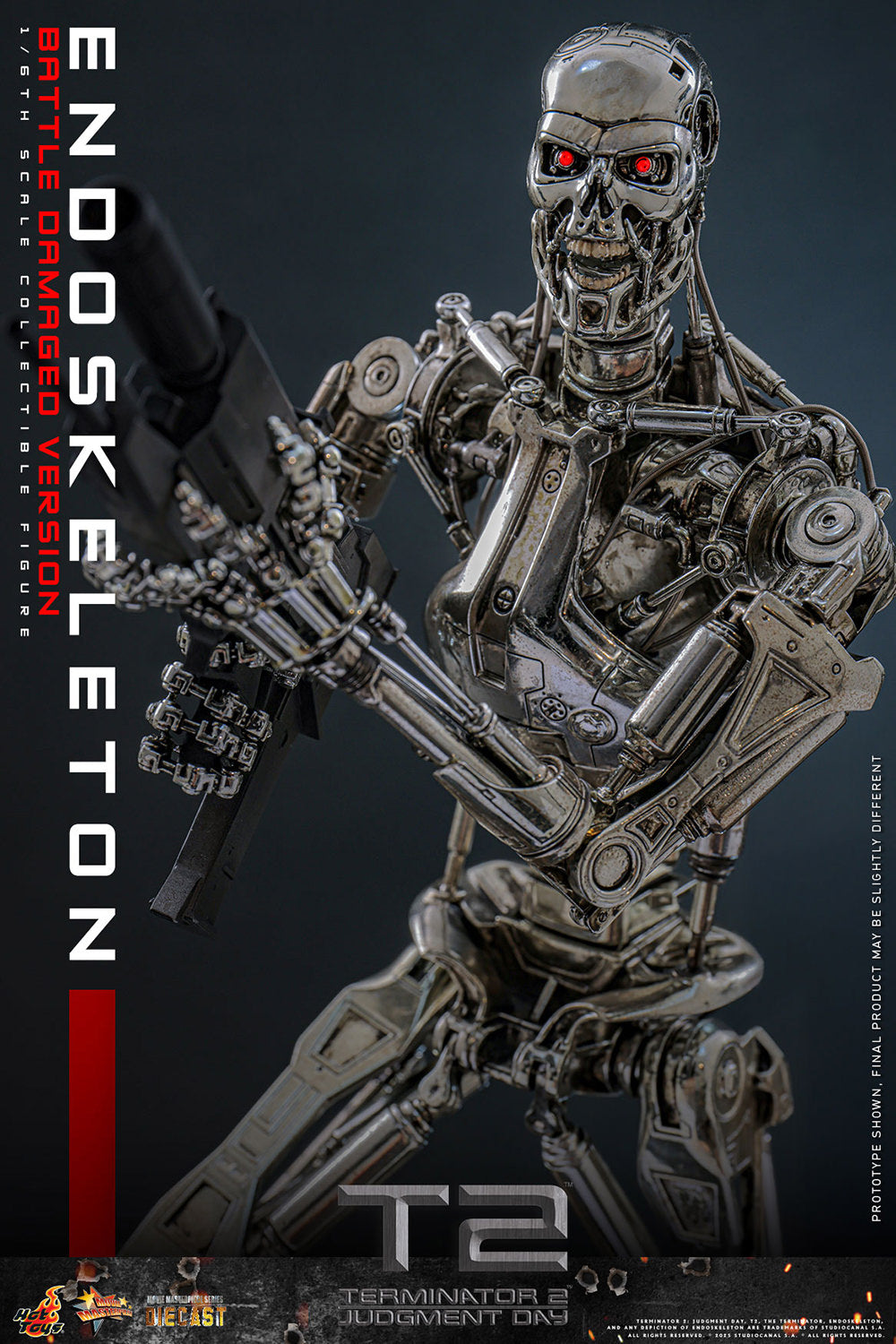 (Pre-Order) Endoskeleton (Battle Damaged Version) Hot Toy