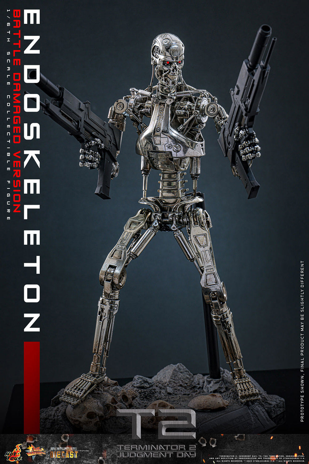 (Pre-Order) Endoskeleton (Battle Damaged Version) Hot Toy