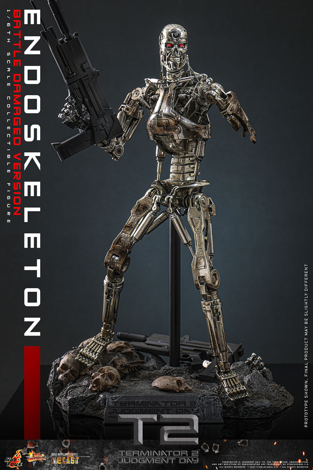 (Pre-Order) Endoskeleton (Battle Damaged Version) Hot Toy