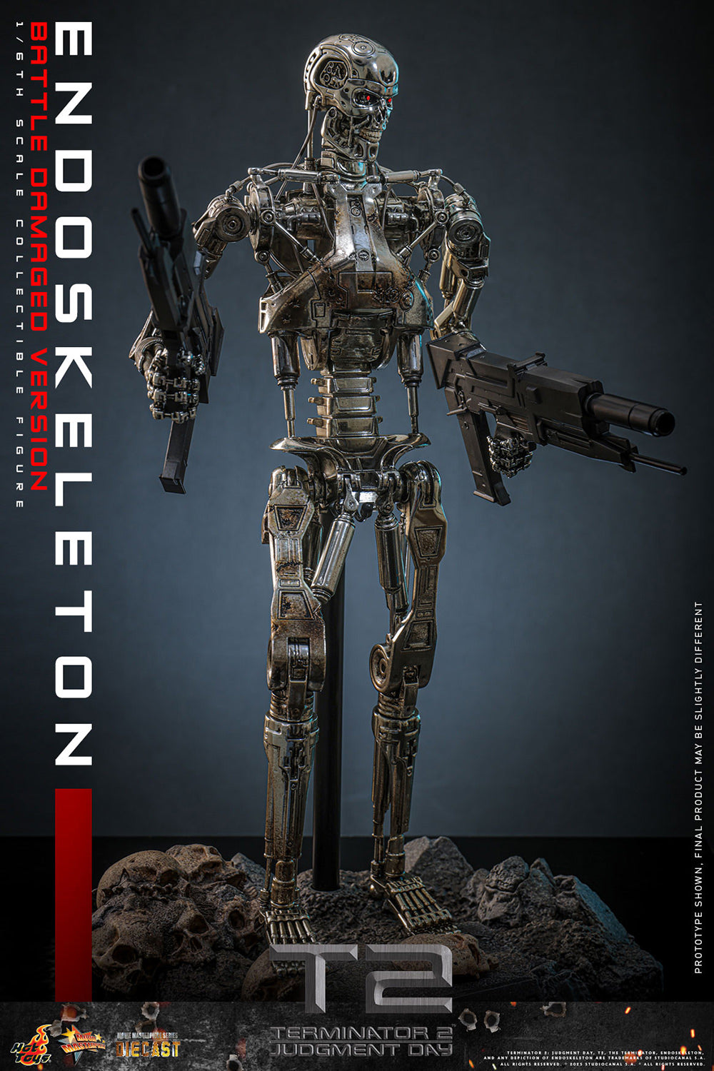 (Pre-Order) Endoskeleton (Battle Damaged Version) Hot Toy