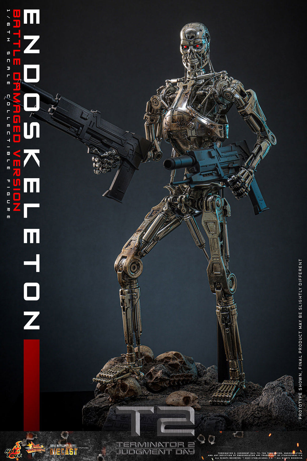 (Pre-Order) Endoskeleton (Battle Damaged Version) Hot Toy
