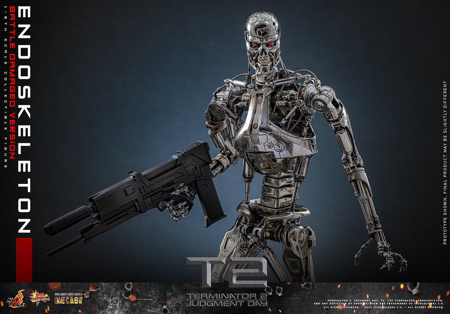(Pre-Order) Endoskeleton (Battle Damaged Version) Hot Toy