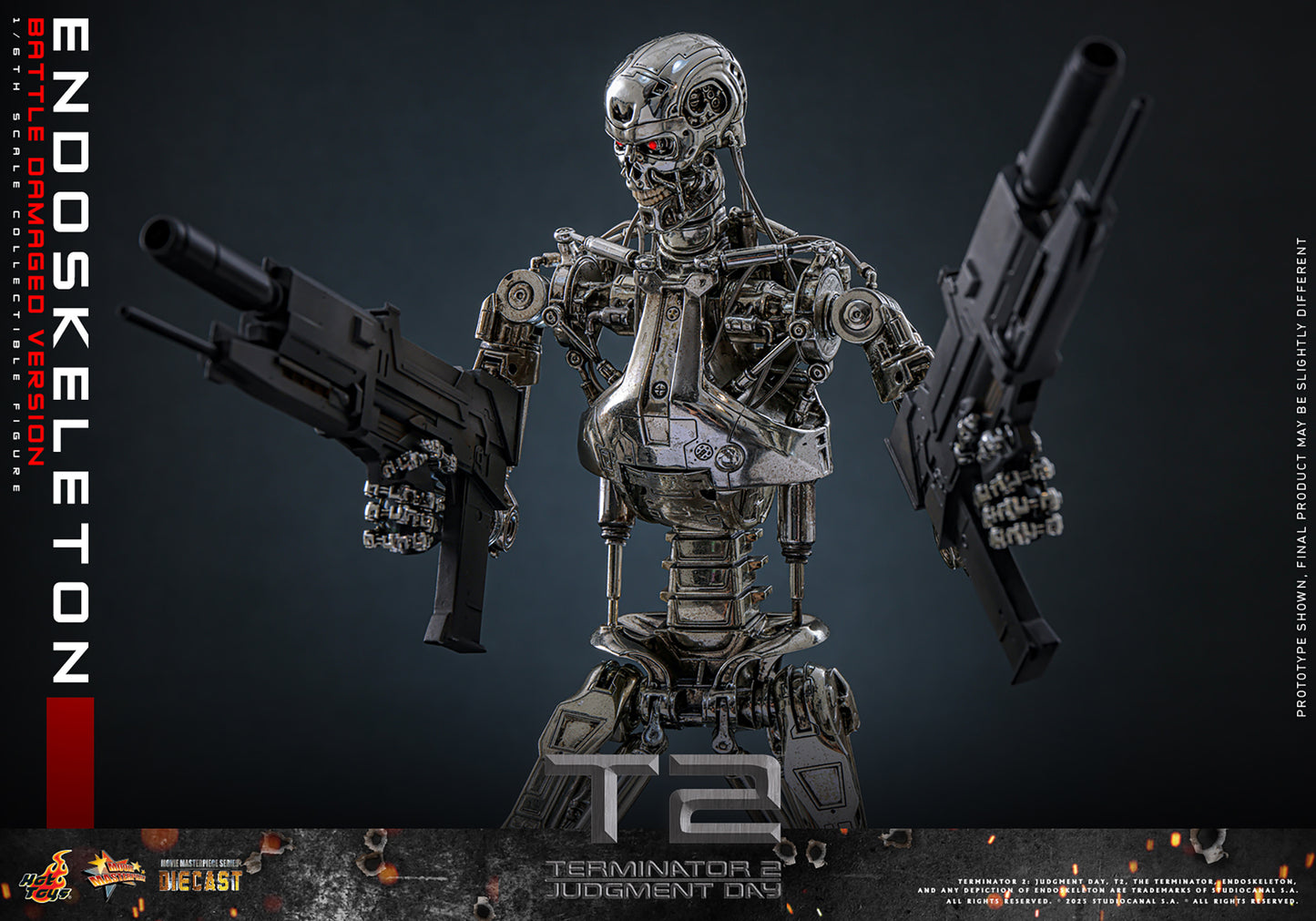 (Pre-Order) Endoskeleton (Battle Damaged Version) Hot Toy