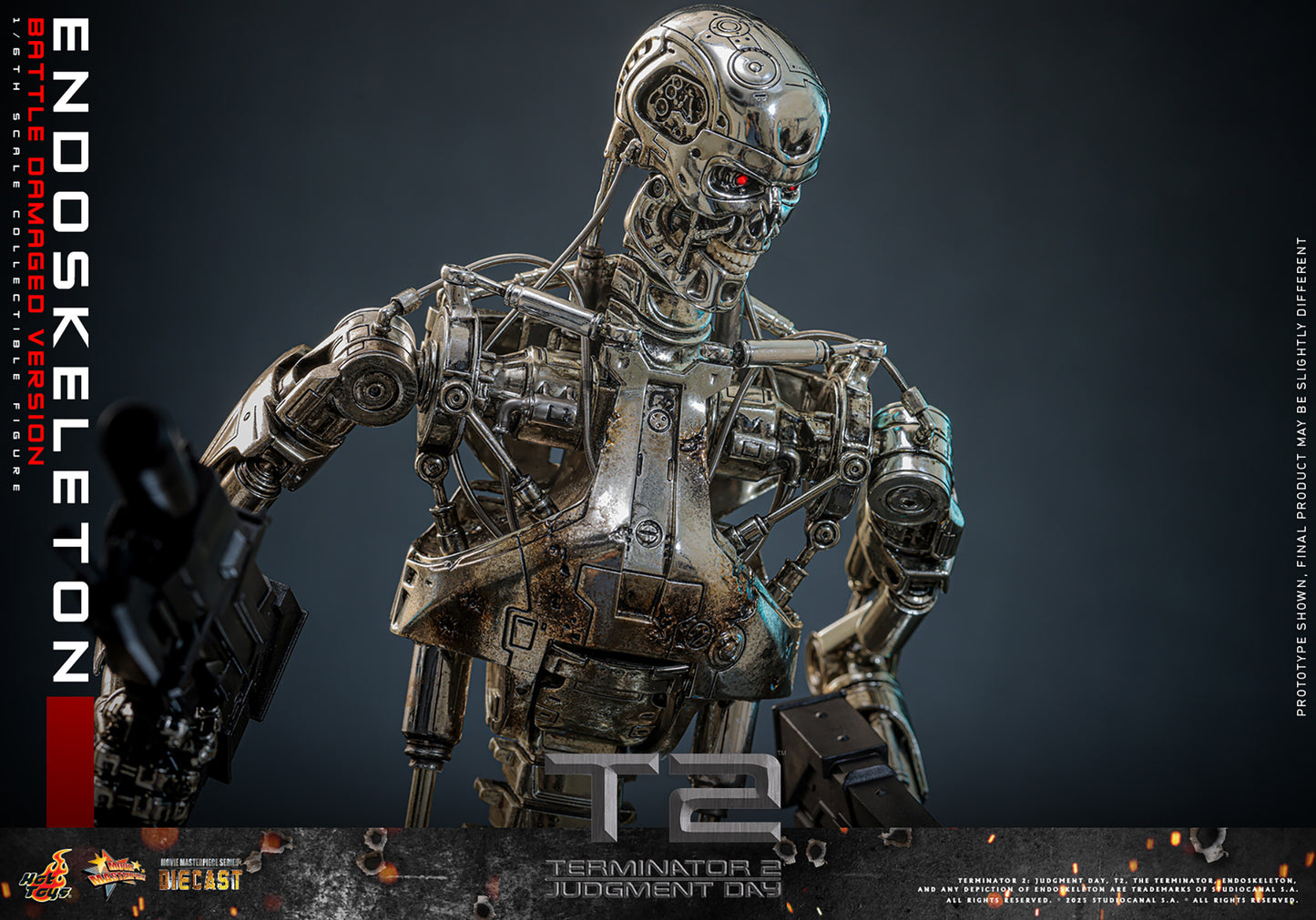 (Pre-Order) Endoskeleton (Battle Damaged Version) Hot Toy