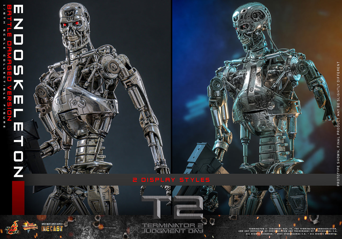 (Pre-Order) Endoskeleton (Battle Damaged Version) Hot Toy