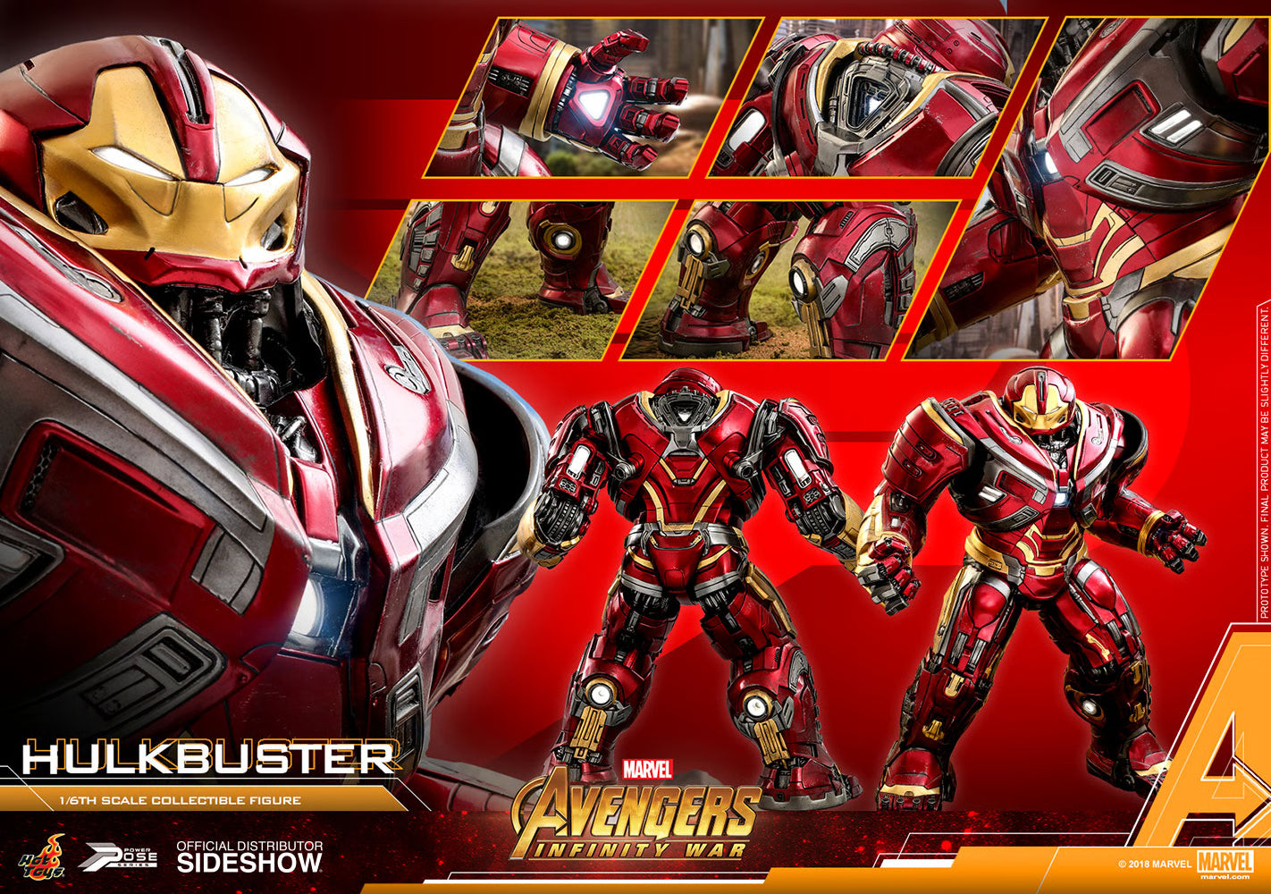 HULKBUSTER Sixth Scale Figure by Hot Toys