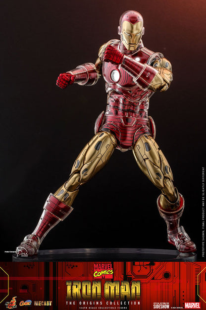 IRON MAN DELUXE (The Origins Collection) Sixth Scale Figure by Hot Toys