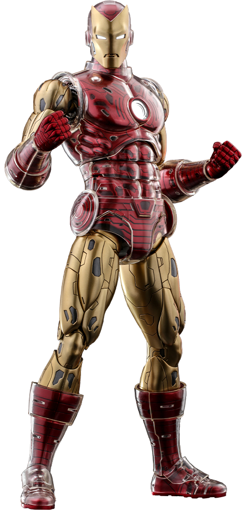 IRON MAN DELUXE (The Origins Collection) Sixth Scale Figure by Hot Toys
