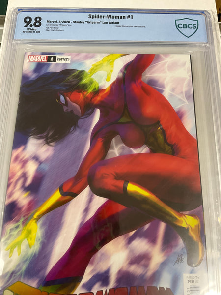 Spider-Women #1 CBCS 9.8 Artgerm Variant