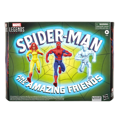 Spider-Man Legends Amazing Friends 6in Action Figure 3pk