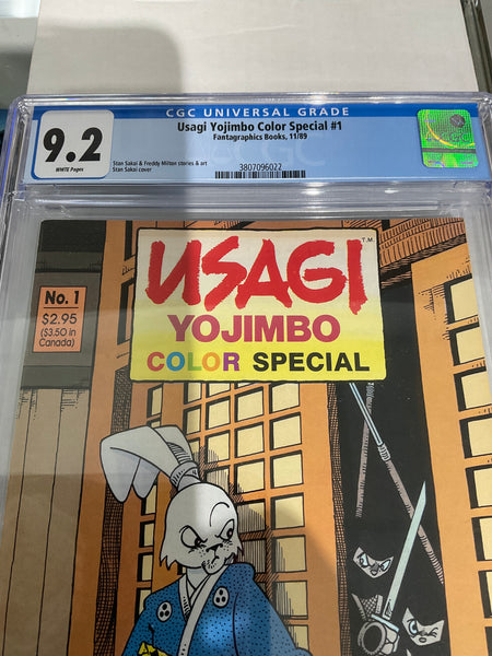 Usagi Yojimbo Color Special #1 CGC 9.2 (1989)