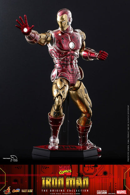 IRON MAN DELUXE (The Origins Collection) Sixth Scale Figure by Hot Toys