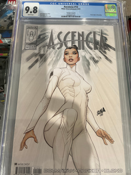 Ascencia #12 David Nakayama White Variant 1st Print Wake Entertainment CGC 9.8