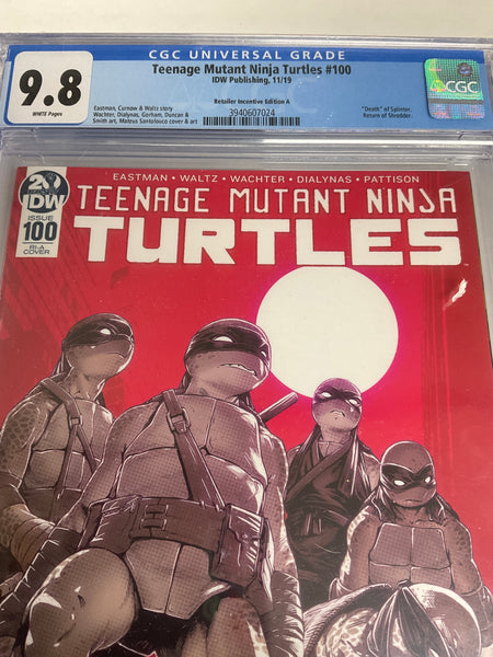 Teenage Mutant Ninja Turtles #100 CGC 9.8 RI