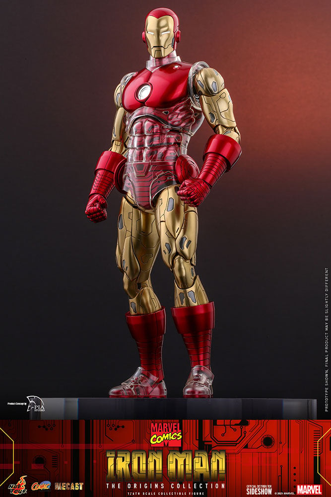 IRON MAN DELUXE (The Origins Collection) Sixth Scale Figure by Hot Toys