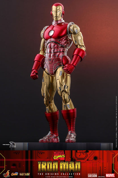 IRON MAN DELUXE (The Origins Collection) Sixth Scale Figure by Hot Toys