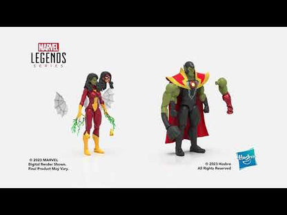 The Avengers 60th Anniversary Marvel Legends Skrull Queen and Super Skrull Two-Pack