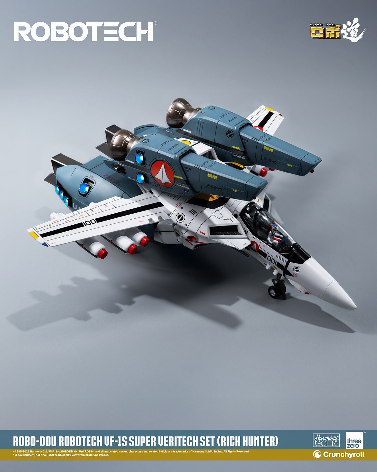 (Pre-Order) ROBO-DOU ROBOTECH VF‐1S Super Veritech Set (RICK HUNTER)