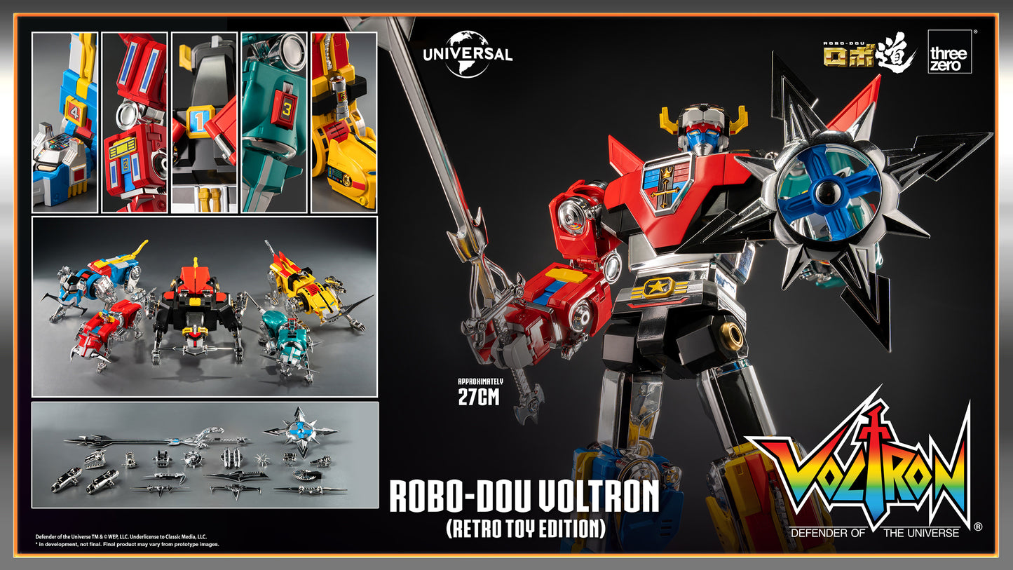 ROBO-DOU Voltron (Retro Toy Edition) by Threezero
