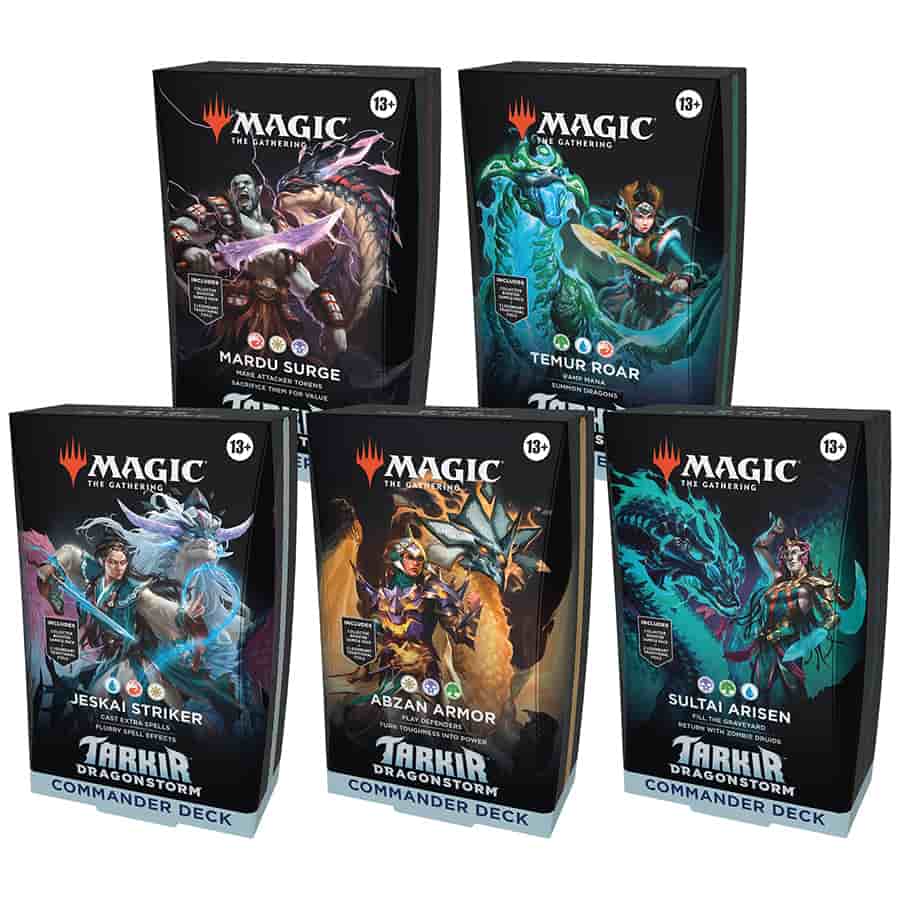 MTG: TDM TARKIR: DRAGONSTORM COMMANDER DECK (5CT ASSORTMENT)