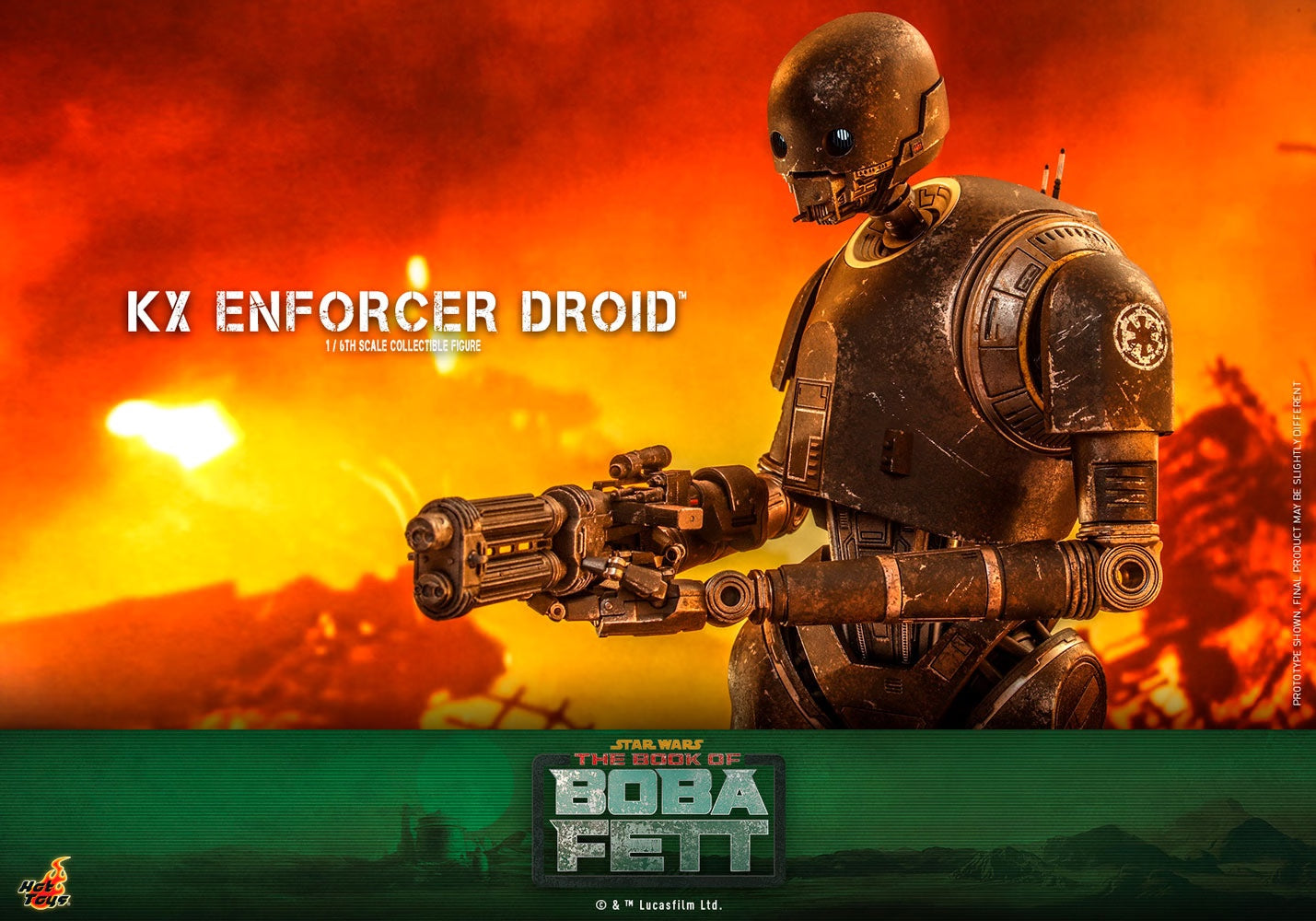 KX ENFORCER DROID Sixth Scale Figure by Hot Toys