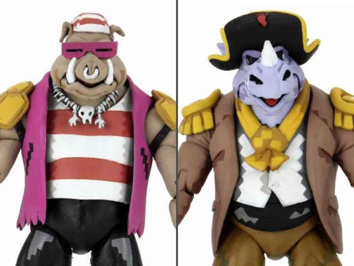 TURTLES IN TIME PIRATE BEBOP & ROCKSTEADY 7IN AF 2PK