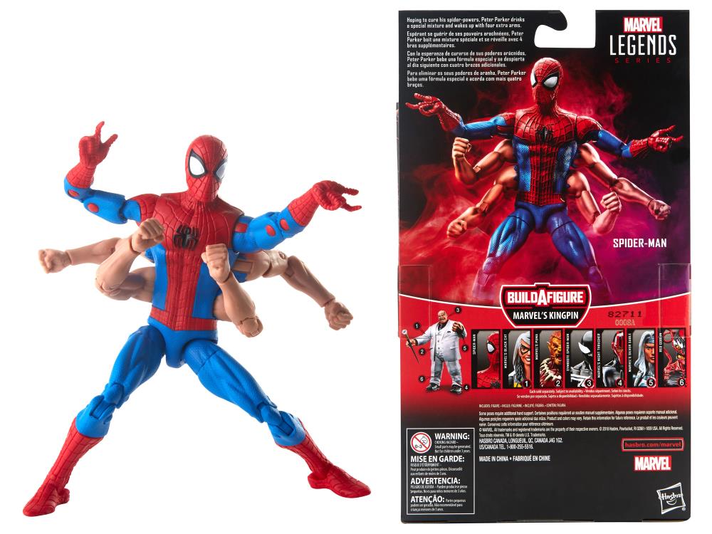 Spider-Man Marvel Legends Six Arm Spider-Man wave 11