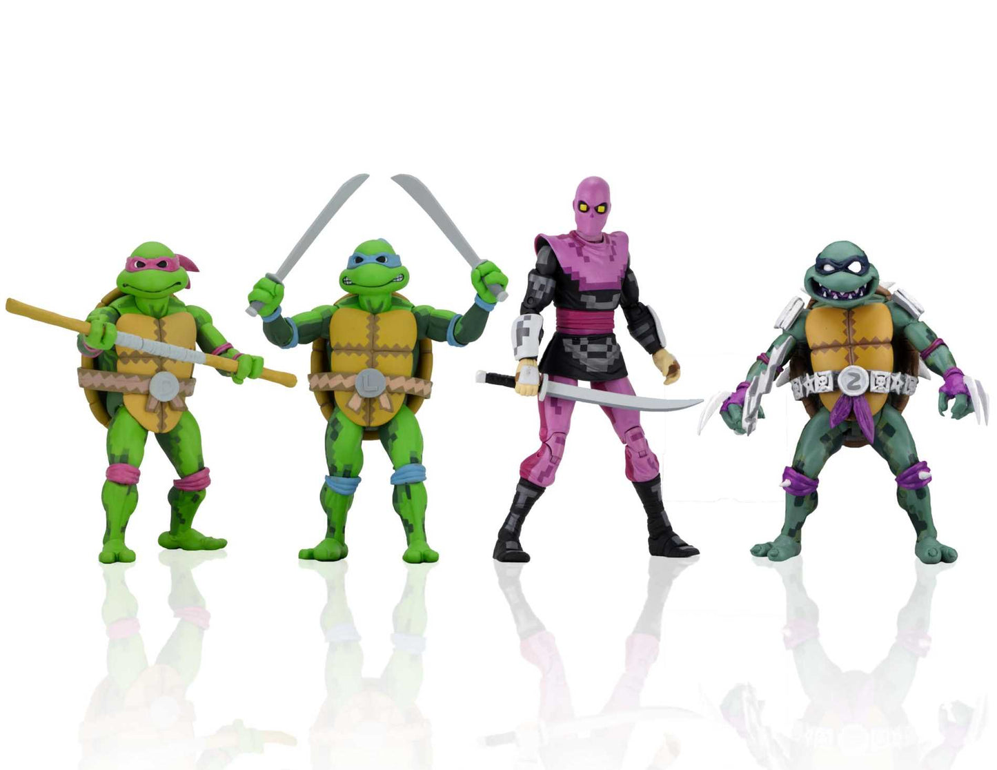 TMNT: Turtles in Time Wave 1 Set of 4
