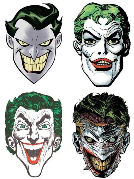 Batman Day 2023 - Joker Paper Masks Inc 1:1 (Set Of 4) (Free)