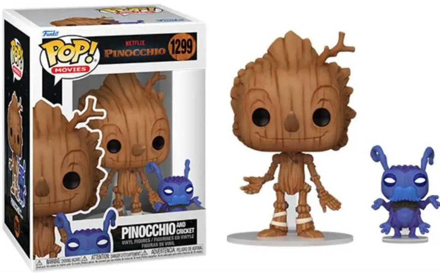 Pop & Buddy Pinocchio Netflix Pinocchio / Cricket Vinyl Figure (C