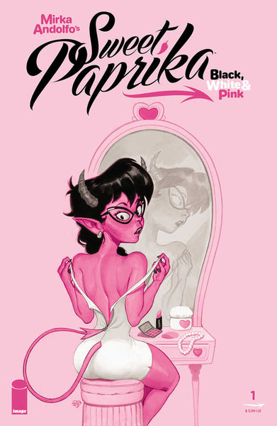 Sweet Paprika Black White & Pink (One Shot) Cover E (Mature)