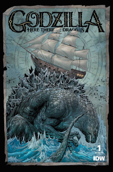 Godzilla: Here There Be Dragons #1 Variant B (Kirkham)
