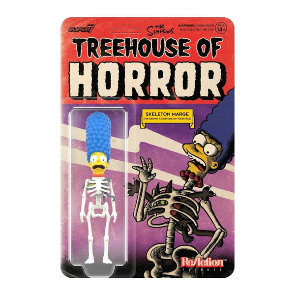 The Simpsons Reaction W3 Th Horror Skeleton Marge Figure