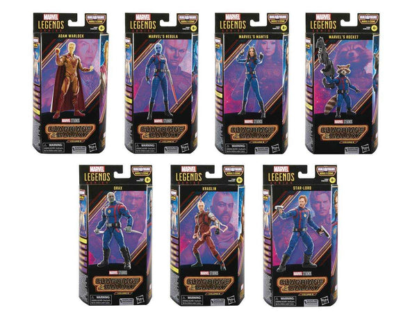 Marvel Legends Guardians of the Galaxy Vol. 3 complete wave set of 7